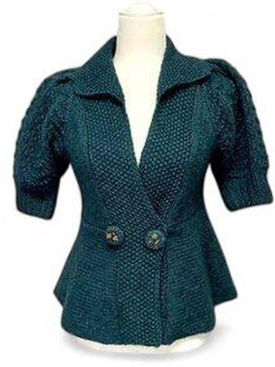 Anthropologie Sweaters - Anthropologie Charlie & Robin Princess Sleeve Cardigan  Medium Knitted button fr